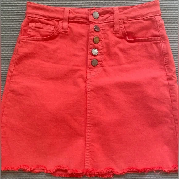 Cute Red A-Line Skirt - Picture 4 of 5